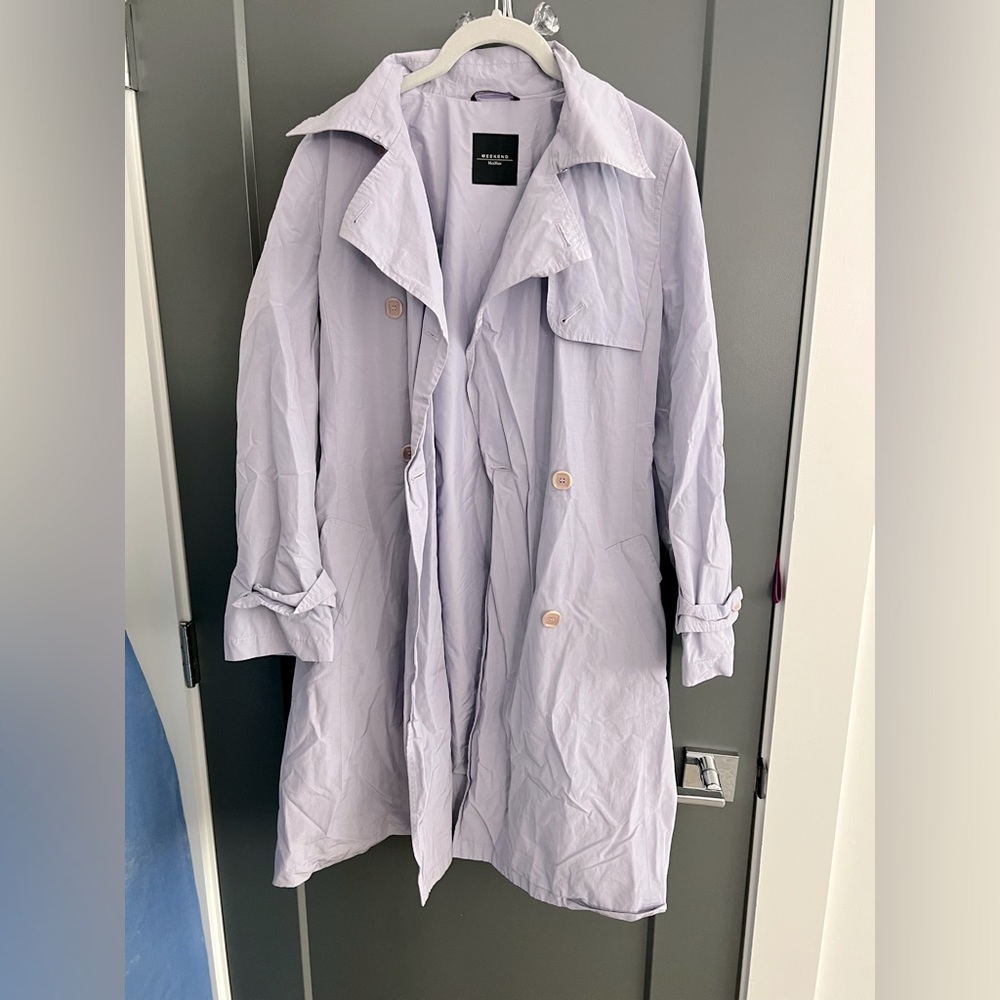 MaxMara light belted trench coat
